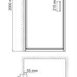 Salm 27I12 Душевая дверь