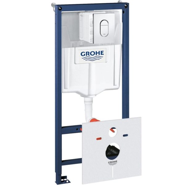 Инсталляция Grohe Rapid SL для унитаза с клавишей смыва Хром (38929000) Инсталляция Grohe Rapid SL для унитаза с клавишей смыва Хром (38929000)