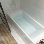 Ванна акрил САНТЕК 'Фиджи' 1600х750х440мм 210л в комплекте: каркас (без экрана) В РАЗБОРЕ