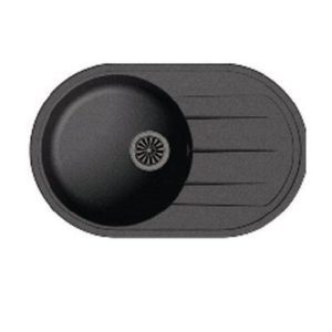 Мойка EWIGSTEIN Elegant R50F 762*480 чаша +крыло (черный)
