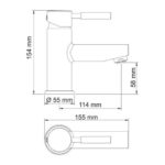 Main 4103 Смеситель для раковины