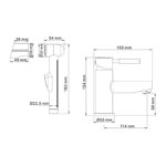 Main 4108 Смеситель для раковины с гигиенической лейкой Main 4108 Смеситель для раковины с гигиенической лейкой