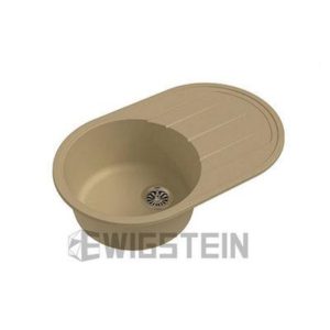 Мойка EWIGSTEIN Elegant R50F 762*480 чаша +крыло (бежевый)