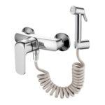 5244 Смеситель LEDEME настенный с гигиен душем ,шар. d35