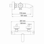 Berkel 4811 Thermo Термостатический смеситель для ванны