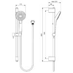 Душевой набор Ideal Standart IDEALRAIN EVO ROUND L3 (B2233AA)