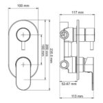 Dinkel 5871 Смеситель для ванны и душа Dinkel 5871 Смеситель для ванны и душа