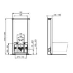 Рама для монтажа подвесного биде Ideal Standard PROSYS Рама для монтажа подвесного биде Ideal Standard PROSYS