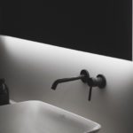 Смеситель для раковины настенный Ideal Standard Silk Black Ceraline A6938XG, черный матовый