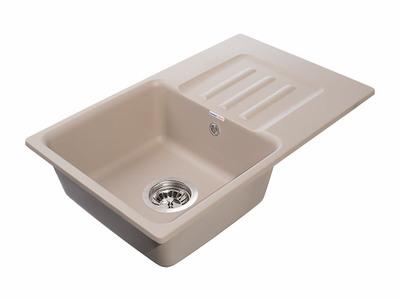 Мойки GRANFEST SMART SM680 L (мрамор) 1-чаша+крыло 680х430мм ПЕСОК (без сифона) Мойки GRANFEST SMART SM680 L (мрамор) 1-чаша+крыло 680х430мм ПЕСОК (без сифона)