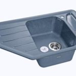 Мойка GRANFEST GF-C800E угловая 790*490 мм (графит)