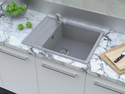 Мойка GRANFEST GF-LV--660L чаша+крыло 660*500 (графит) Мойка GRANFEST GF-LV--660L чаша+крыло 660*500 (графит)