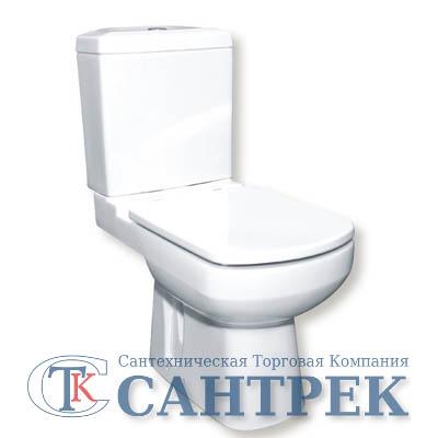 Унитаз-компакт 'ДОМИНО' (белый, с арматурой, креплен. и сиденьем с микролифтом, гориз. вып) г.Киров Унитаз-компакт 'ДОМИНО' (белый, с арматурой, креплен. и сиденьем с микролифтом, гориз. вып) г.Киров