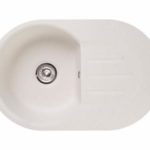 Мойки GRANFEST SMART SM685 L (мрамор) 1-чаша+крыло 683х433мм БЕЛЫЙ (без сифона)
