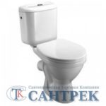 Унитаз-компакт 'СТАНДАРТ' (белый, с арматурой, креплен. и сиденьем) г.Киров
