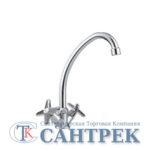 4020 Смеситель Кухня Frap 1/2 м/к Звезда