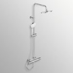 Душевая колонна Ideal Standard Ceratherm T50, в комплекте с термостатическим смесителем для душа, с полочкой (A7230AA) Душевая колонна Ideal Standard Ceratherm T50, в комплекте с термостатическим смесителем для душа, с полочкой (A7230AA)