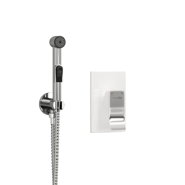 A010657WHITE Встраиваемый комплект для биде со шлангом 120 см A010657WHITE Встраиваемый комплект для биде со шлангом 120 см