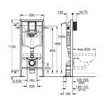 Инсталляция Grohe Rapid SL для унитаза без клавиши (38584001) Инсталляция Grohe Rapid SL для унитаза без клавиши (38584001)
