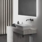 Смеситель для раковины настенный Ideal Standard Silk Black Ceraline A6938XG, черный матовый