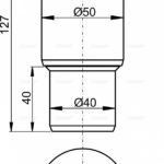 Alca Plast AKS6 Переходная муфта HT 40/50×G1/2" Alca Plast AKS6 Переходная муфта HT 40/50×G1/2"
