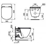 Комплект унитаза с инсталляцией Ideal Standard Tesi с сиденьем Микролифт (T3868V1) Комплект унитаза с инсталляцией Ideal Standard Tesi с сиденьем Микролифт (T3868V1)