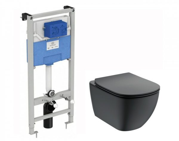 Комплект унитаза с инсталляцией Ideal Standard Tesi с сиденьем Микролифт (T3868V1) Комплект унитаза с инсталляцией Ideal Standard Tesi с сиденьем Микролифт (T3868V1)