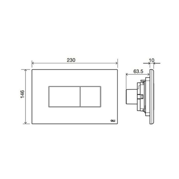 Комплект: Инсталляция OLI 120 ECO Sanitarblock pneumatic + Панель слива KARISMA, глянцевый хром Комплект: Инсталляция OLI 120 ECO Sanitarblock pneumatic + Панель слива KARISMA, глянцевый хром