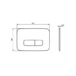 Кнопка смыва Ideal Standard OLEAS™ M3, черная (R0123A6)