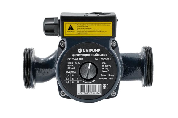 Циркуляционный насос CP 32-40 180 UNIPUMP Циркуляционный насос CP 32-40 180 UNIPUMP