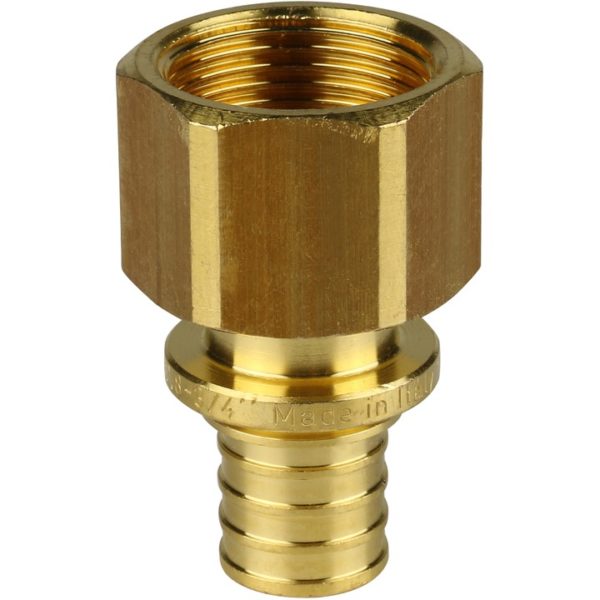 Переходник 20xG 3/4" с внутренней резьбой  для труб из сшитого полиэтилена аксиальный STOUT