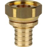 Переходник 20xG 3/4" с накидной гайкой для труб из сшитого полиэтилена аксиальный STOUT
