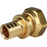 Переходник 20xG 3/4" с накидной гайкой для труб из сшитого полиэтилена аксиальный STOUT