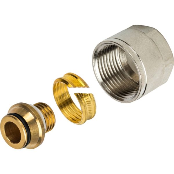 Фитинг 20х2,0х3/4 компрессионный для труб PEX-AL-PEX STOUT