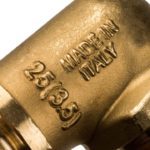 Угольник-переходник 25xR 3/4" с наружной резьбой для труб из сшитого полиэтилена аксиальный STOUT