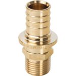 Переходник 25xR 1/2" с наружной резьбой для труб из сшитого полиэтилена аксиальный STOUT Переходник 25xR 1/2" с наружной резьбой для труб из сшитого полиэтилена аксиальный STOUT