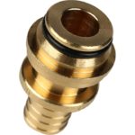 Угольник 20-Rp 1/2" настенный с длинным нарезным патрубком STOUT