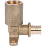 Угольник 16-Rp 1/2" настенный с длинным нарезным патрубком STOUT Угольник 16-Rp 1/2" настенный с длинным нарезным патрубком STOUT