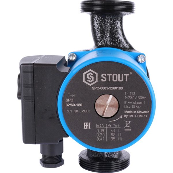 Насос 32 / 60 - 180 циркуляционный STOUT