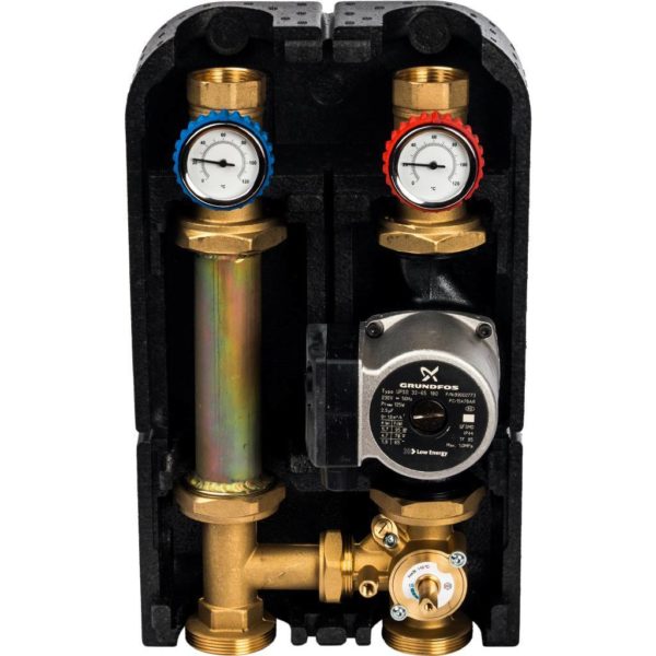 Насосная группа 1" со смесителем с насосом Grundfos UPSO 25-65 DN 32 STOUT