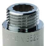 Удлинитель 1/2X25 хромированный STOUT