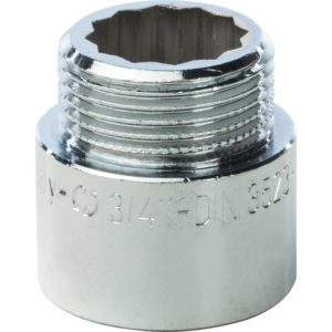 Удлинитель 3/4X20 хромированный STOUT