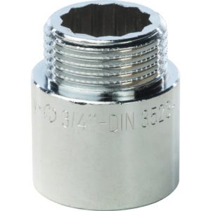Удлинитель 3/4X25 хромированный STOUT