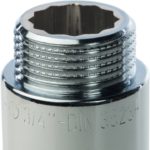 Удлинитель 3/4X100 хромированный STOUT