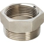 Разъемное соединение 1"1/2 "американка" ВН никелированное, уплотнение под гайкой o-ring кольцо STOUT