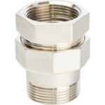 Разъемное соединение 1"1/4 "американка" ВН никелированное, уплотнение под гайкой o-ring кольцо STOUT