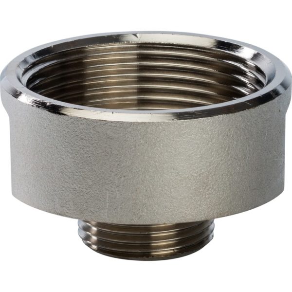 Переходник 1"1/2x3/4" ВН никелированный STOUT