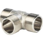 Тройник 1"X1"X1" НН никелированный STOUT