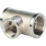 Тройник 3/4X1/2X3/4 ВВ переходной никелированный STOUT