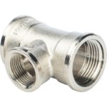 Тройник 1"X3/4X1" ВВ переходной никелированный STOUT Тройник 1"X3/4X1" ВВ переходной никелированный STOUT